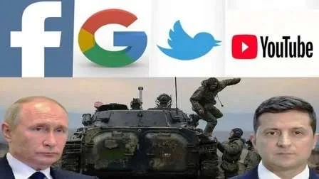 Google YouTube Facebook and Twitter took strong action against Russian media