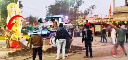 During the BJP rule Sardar Patels statue was insulted and the police kept watching the show