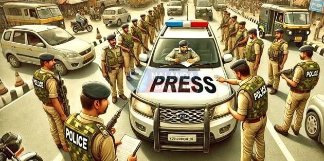 Bihar DGP's strict order: Crack down on vehicles with fake press, police, army written on them