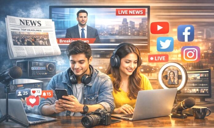 Youth bridging traditional and digital media सोशल मीडिया कौशल और नौकरी अवसर